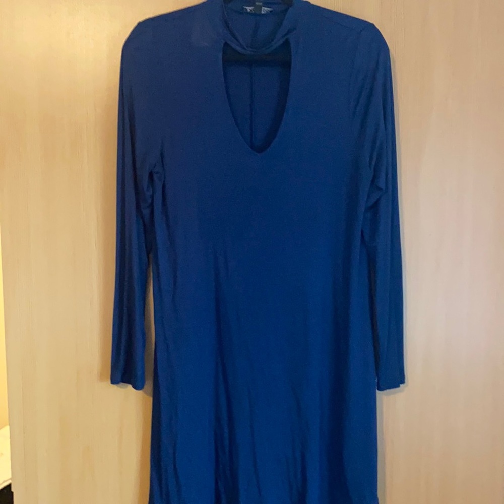 Express blue dress